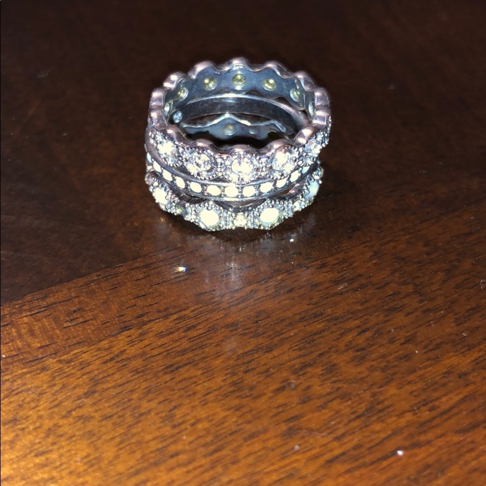 Chloe & Isabel stackable ring set - Picture 2 of 4